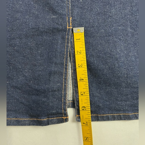 Lauren Ralph Lauren Blue Denim Jean Skirt Size 10 - Picture 6 of 16